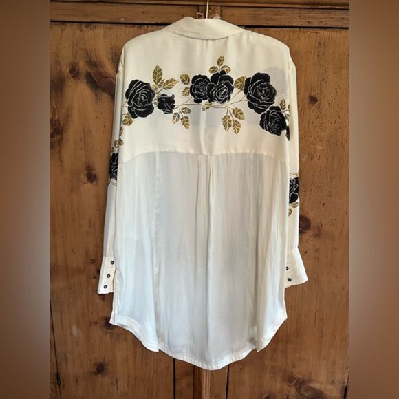 Free People Off the Vines Shirt - Picture 5 of 6